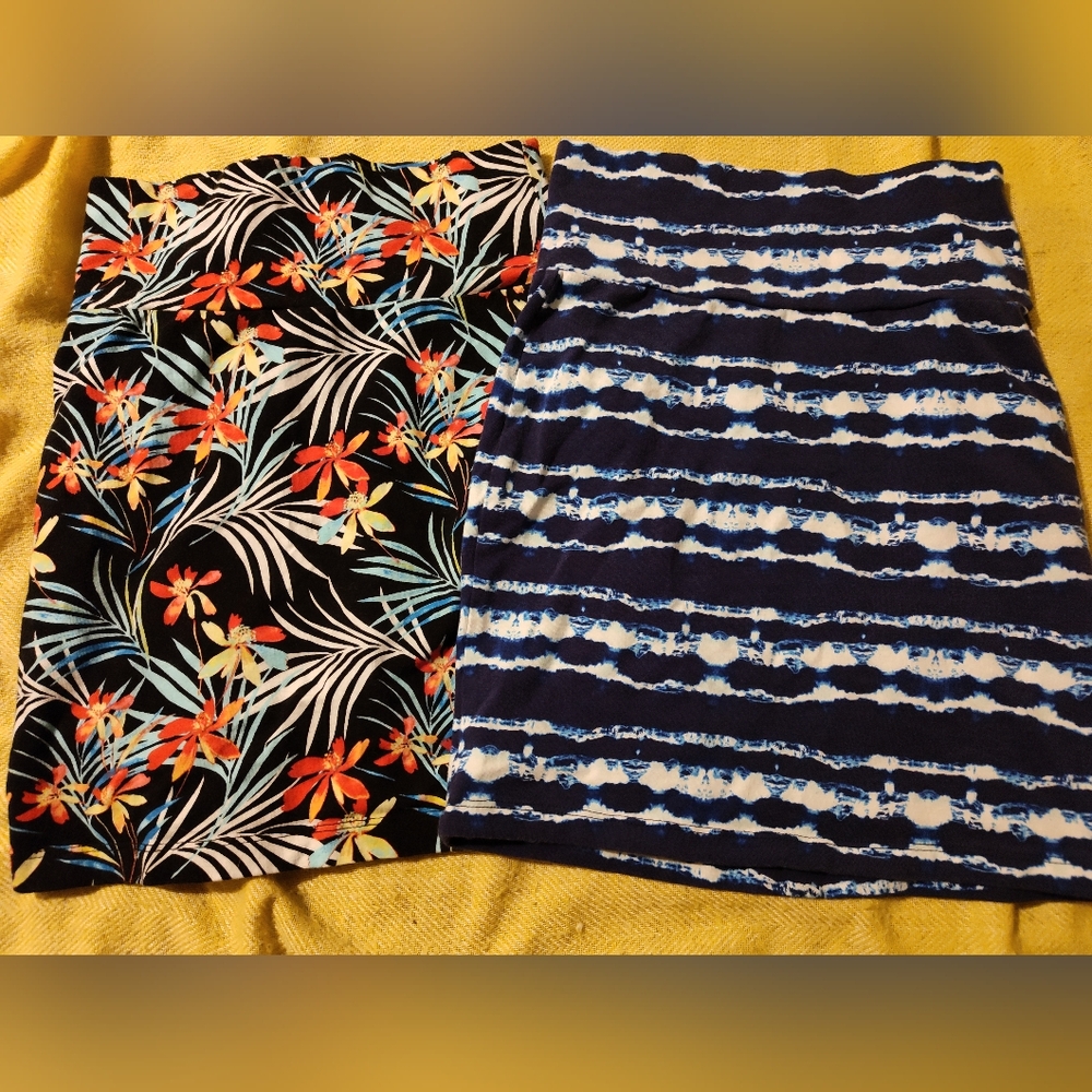 Bundle of two Charlotte Russe mini pencil skirts